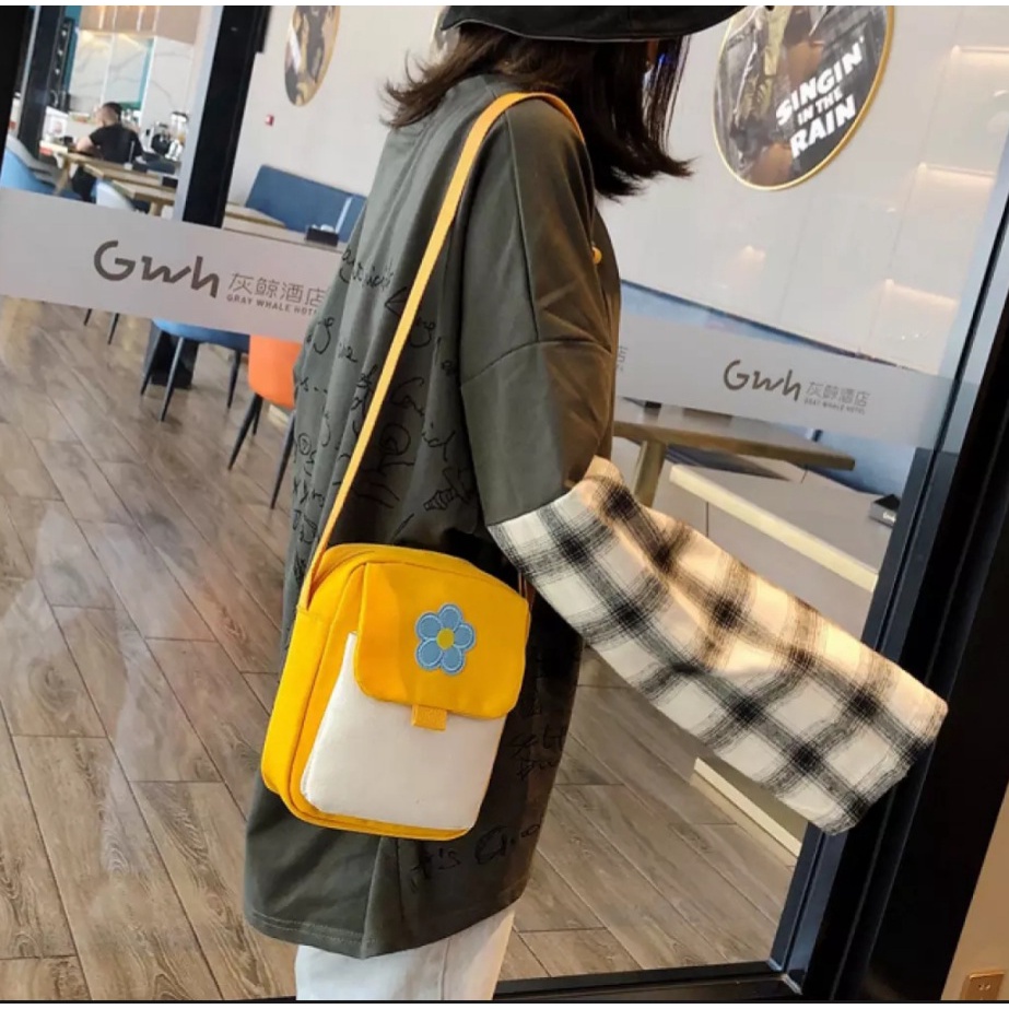 ( BISA COD ) TAS SELEMPANG FASHION WANITA // TAS SELEMPANG TERMURAH // TAS SELEMPANG KANVAS