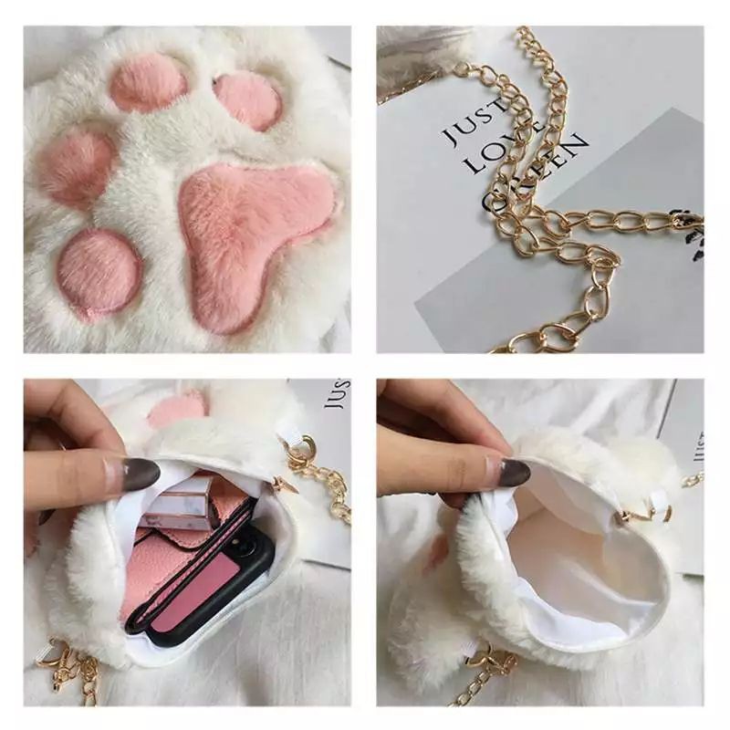 TAS SELEMPANG KAWAII CAT PAW