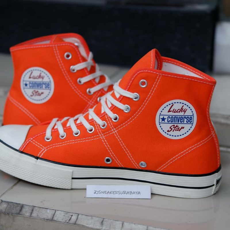 Converse Lucky Star Hi Bold Mandarin