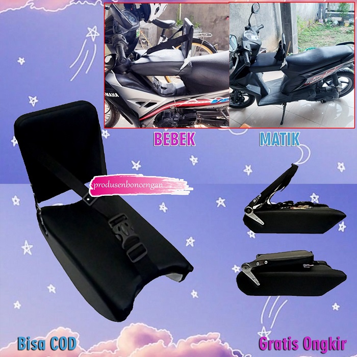 BISA COD Jok portable multifungsi tempat duduk depan motor safety