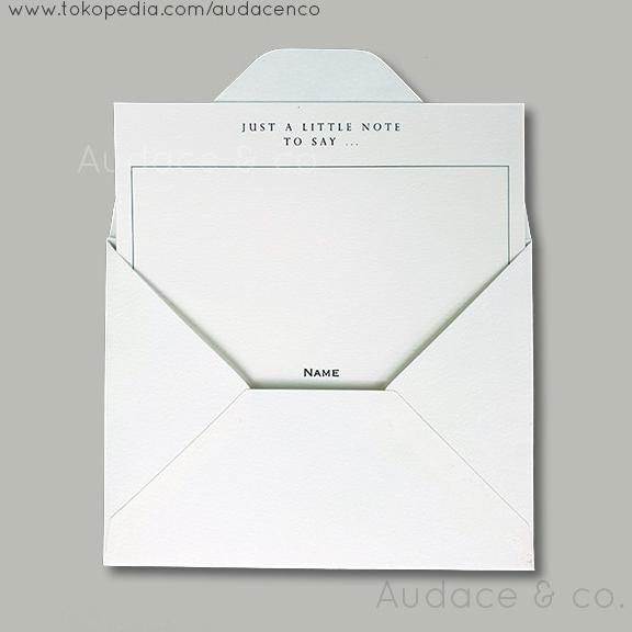 

FALSH SALE 9 pcs/set kartu & amplop kartu ucapan kosong "Just a Little Note