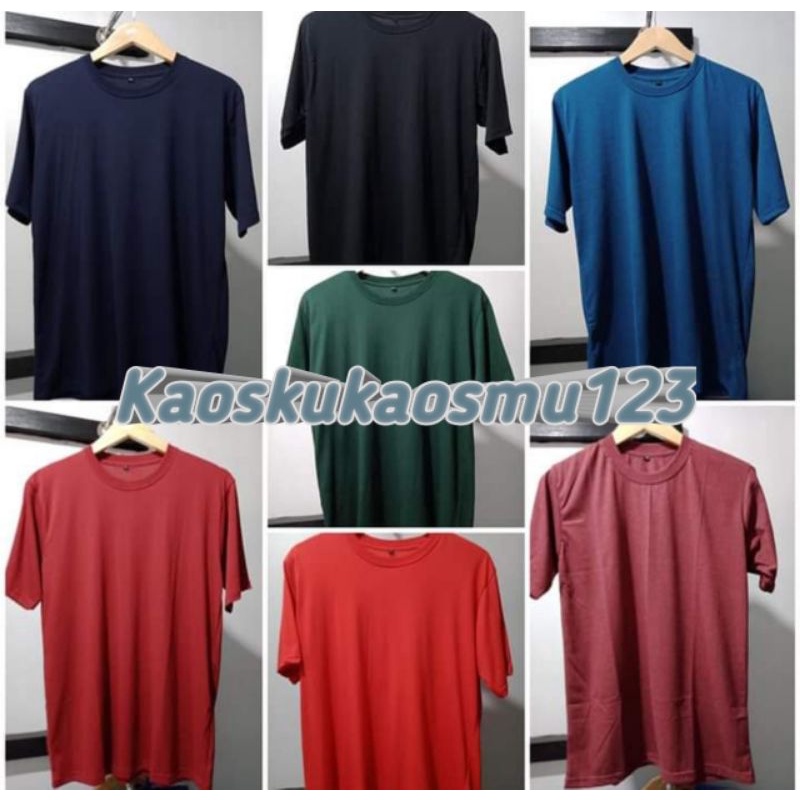 PROMO DISKON TERMURAH BAJU KAOS POLOS PRIA WANITA DEWASA LENGAN PENDEK WARNA WARNI LOKAL ERIGO KAOS 