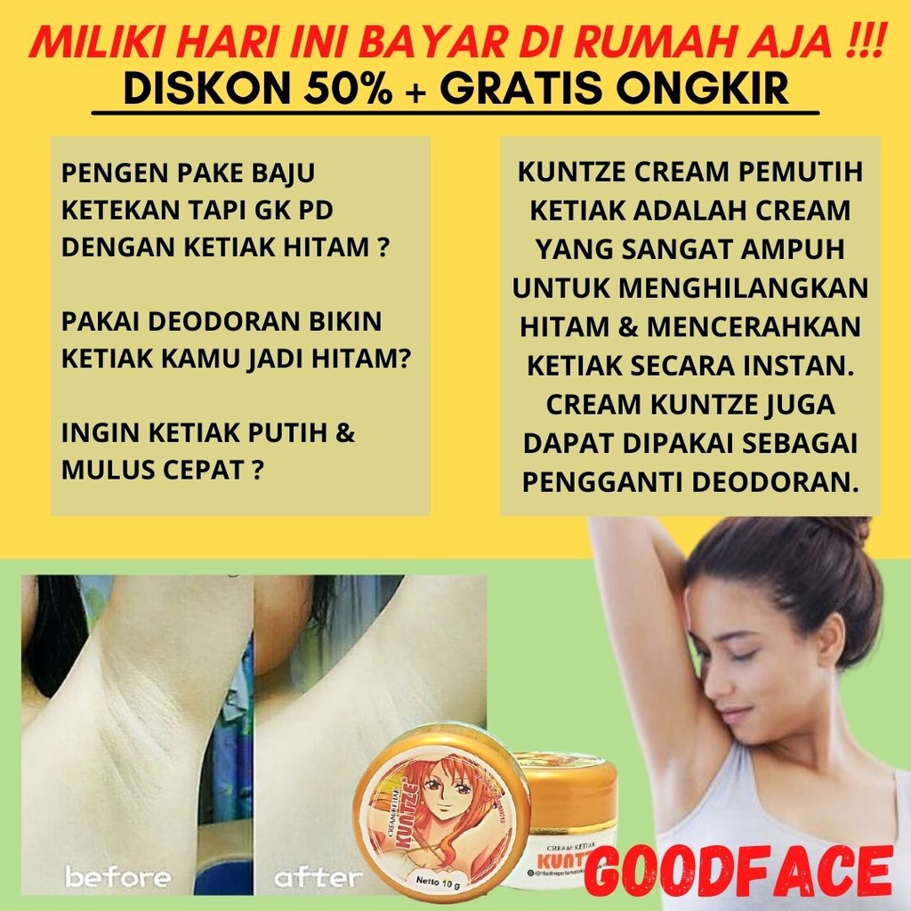 PEMUTIH KETIAK DAN SELANGKANGAN BPOM PEMUTIH BADAN PERMANEN PENCERAH KETIAK PEMUTIH BADAN AMPUH CREAM PERONTOK DAKI LEHER PERAWATAN BADAN