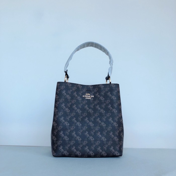 Coach bag 236 Horse-drawn carriage print TOWN bucket bag - 1