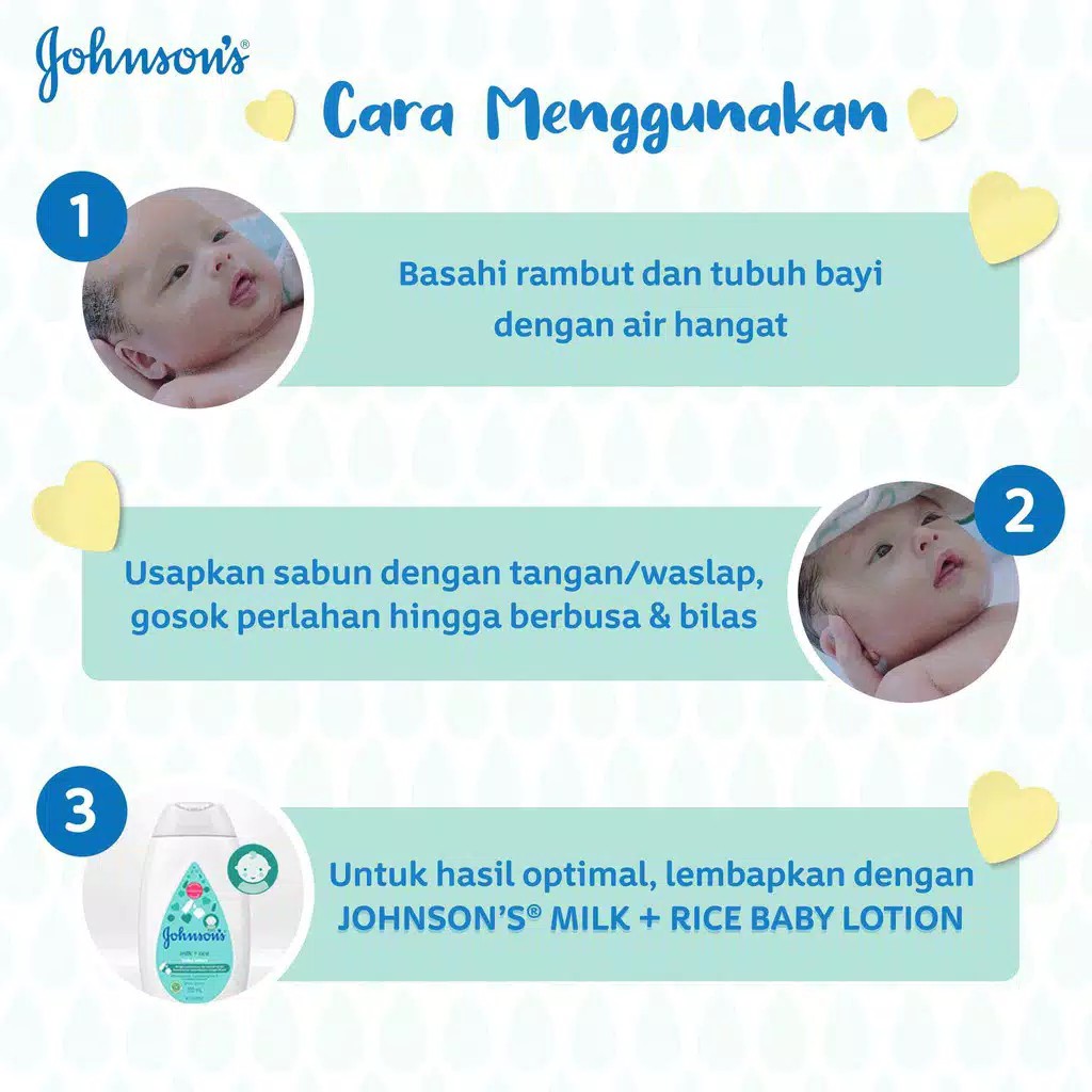 JOHNSONS MILK+RISE SABUN BAYI 2in1 refill 400ml