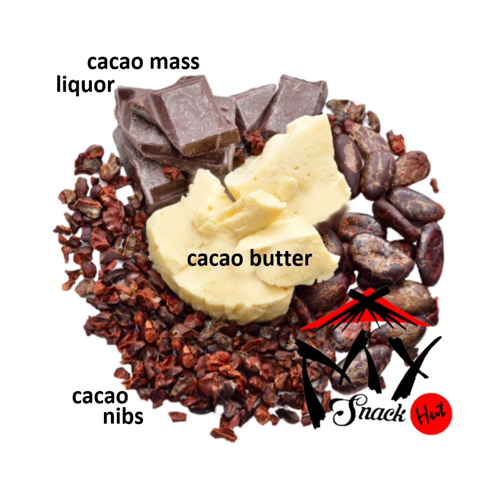 CACAO COCOA 50GR - ORGANIC NIBS BUTTER LIQUOR PASTE MASS MENTEGA CHOCOLATE COKELAT COKLAT ORGANIK