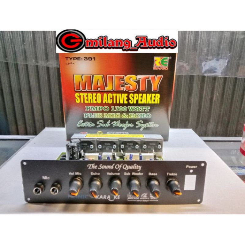 Kit aktif speaker plus Subwoofer Sanken original Majesty