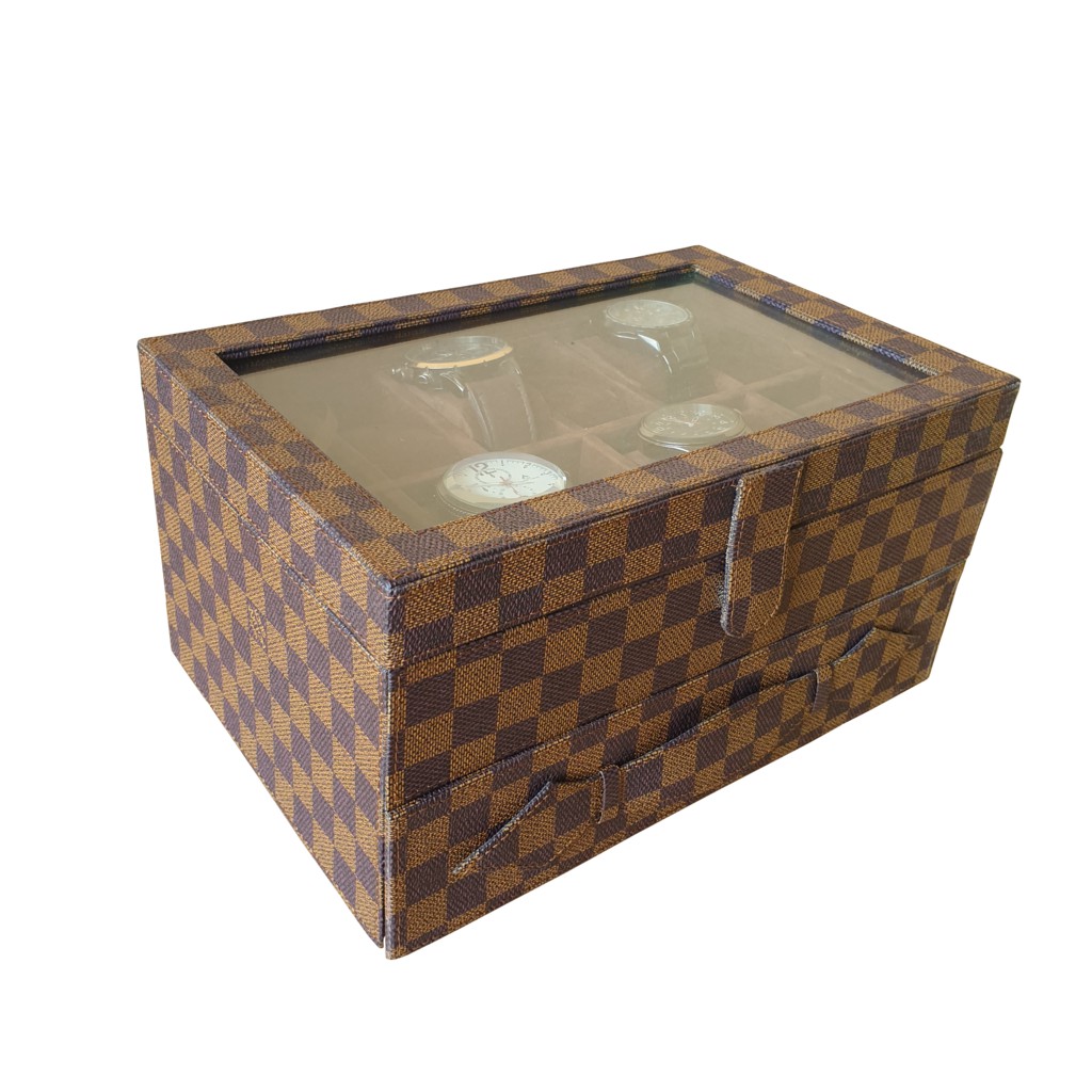 PROMO - Tempat Jam Tangan isi 24 / Box Jam Tangan / Kotak Jam Tangan / Watch Box Organizer