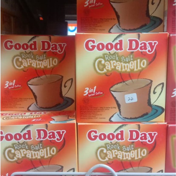 

Good Day Rock Salt Caramello 3 In 1 Instan Coffee