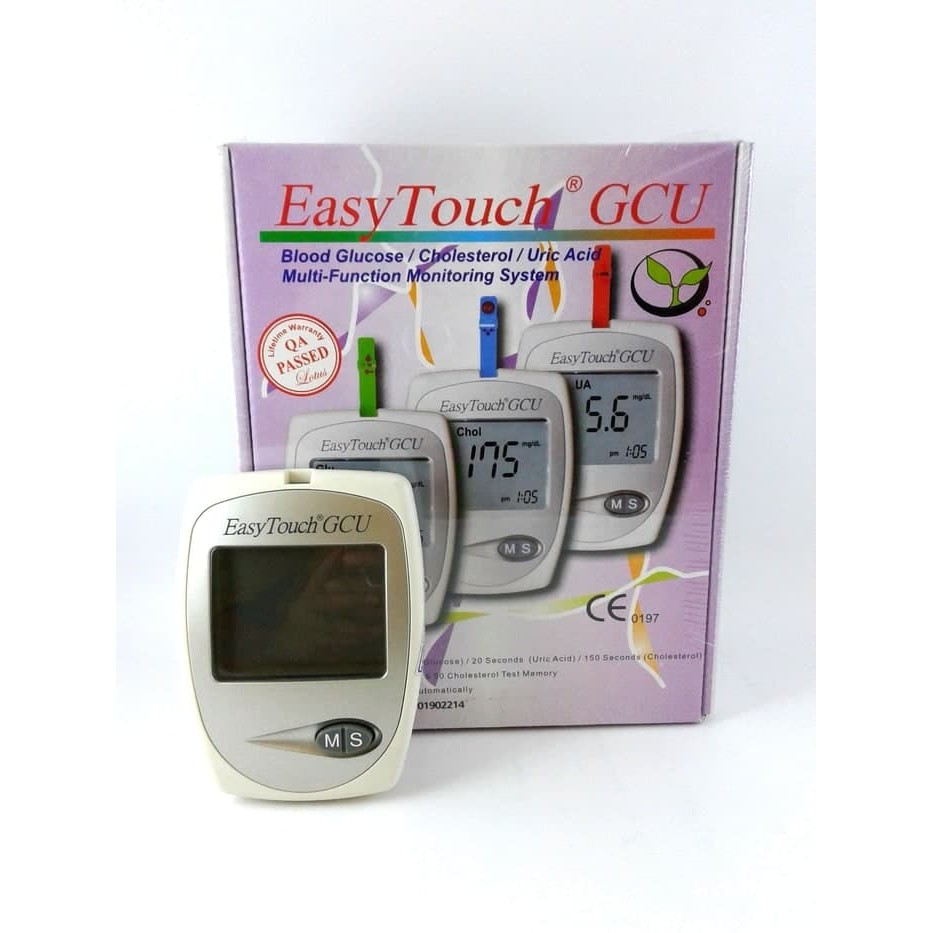 EasyTouch GCU (Tes Gula Darah, Tes Kolesterol, Tes Asam Urat)