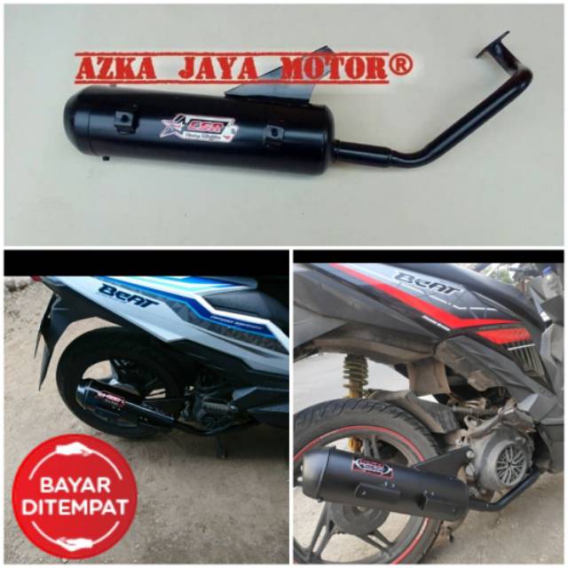 Knalpot Racing Bobokan CSR Honda Beat fi / beat karbu / Spacy-7