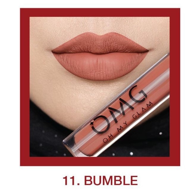OMG OH MY GLAM Matte Kiss Lip Cream-OMG 11 Bumble