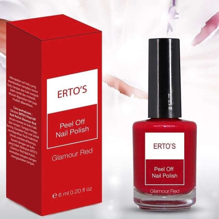 [ ERTOS ] PEEL OFF NAIL POLISH - ERTO'S KUTEX - ERTO'S KUTEKS