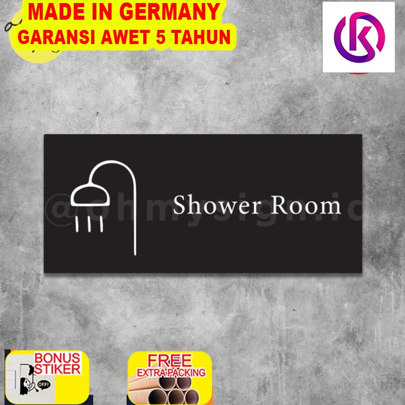 

Terlaris Sign Akrilik Shower Room Acrylic Sign Board Ruang Shower UV Print