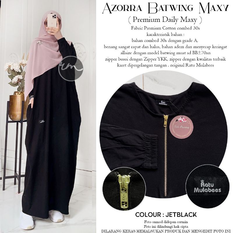 Azzora batwing maxy by ratu / Lux zarra Batwing