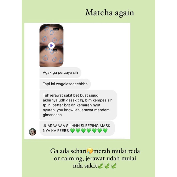 CLAYRS 10gr sleeping mask masker murah bpom mencerahkan jerawat menghidrasi melembabkan berkualitas gram bruntusan beruntusan anti aging melembabkan moisturizer pelembab viral termurah merawat lembut tanda penuaan dini menenangkan inflamasi wajah garis