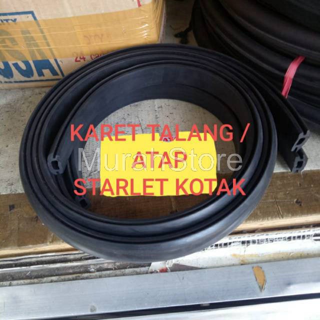 Karet talang atau karet atap roof Starlet Kotak