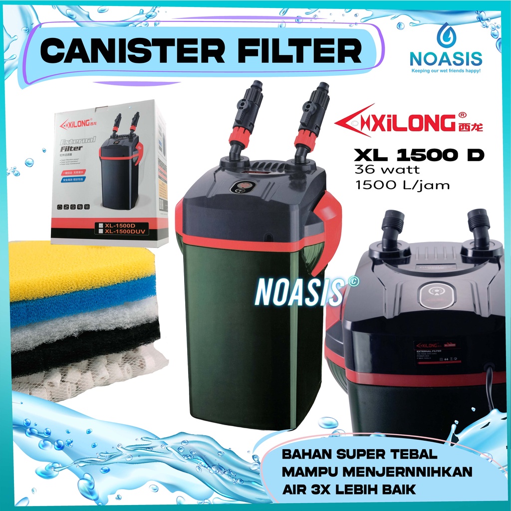 CANISTER XILONG XL 1500 D EXTERNAL FILTER AQUARIUM AQUASCAPE AKUARIUM