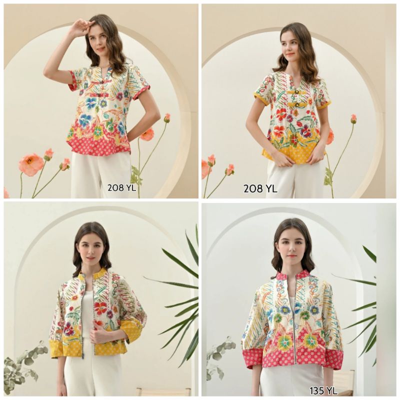 JACKET 135 YL - 208 YL - 113 YL - BATIK KATUN STRECH - SERAGAM BATIK