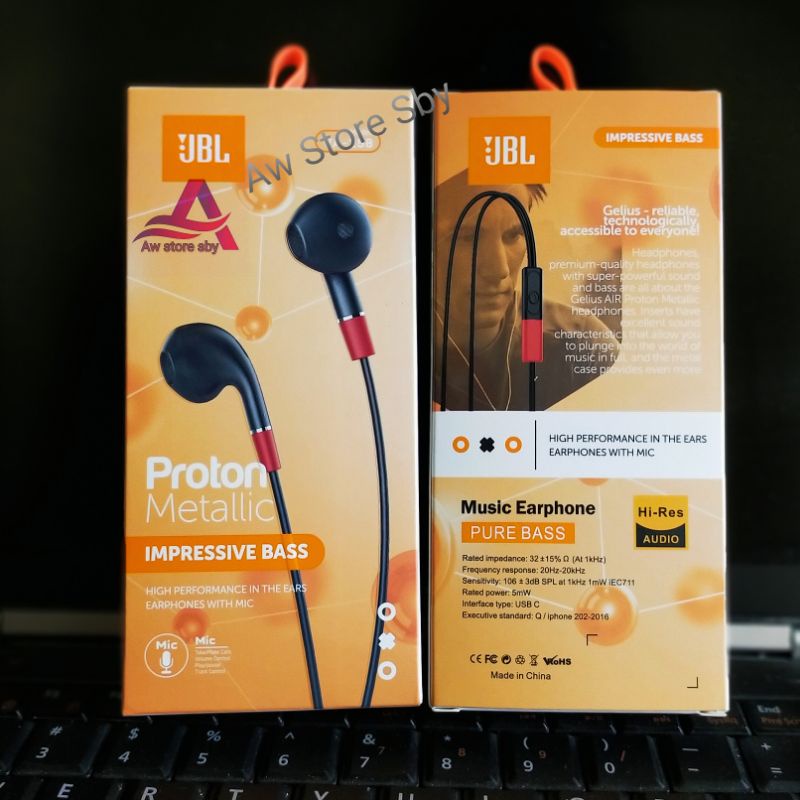 Headset JBL HD Sound Powerfull Bass Earphone JBL Bass Stereo