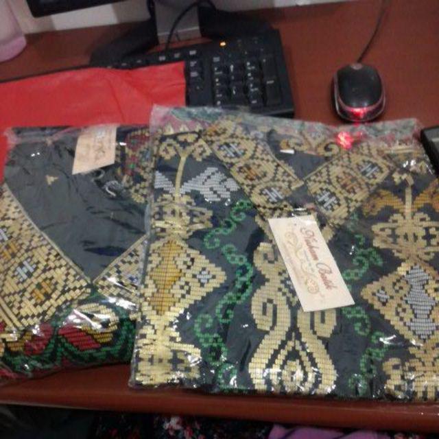 Batik Couple Gamis Belvania {baju Batik Murah[batik Seragaman