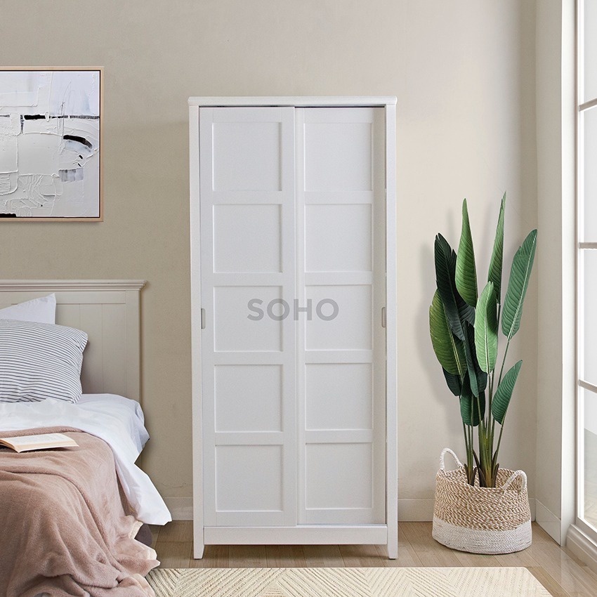 SOHO.ID Ashley Wardrobe Sliding - Lemari Pakaian Geser Minimalis
