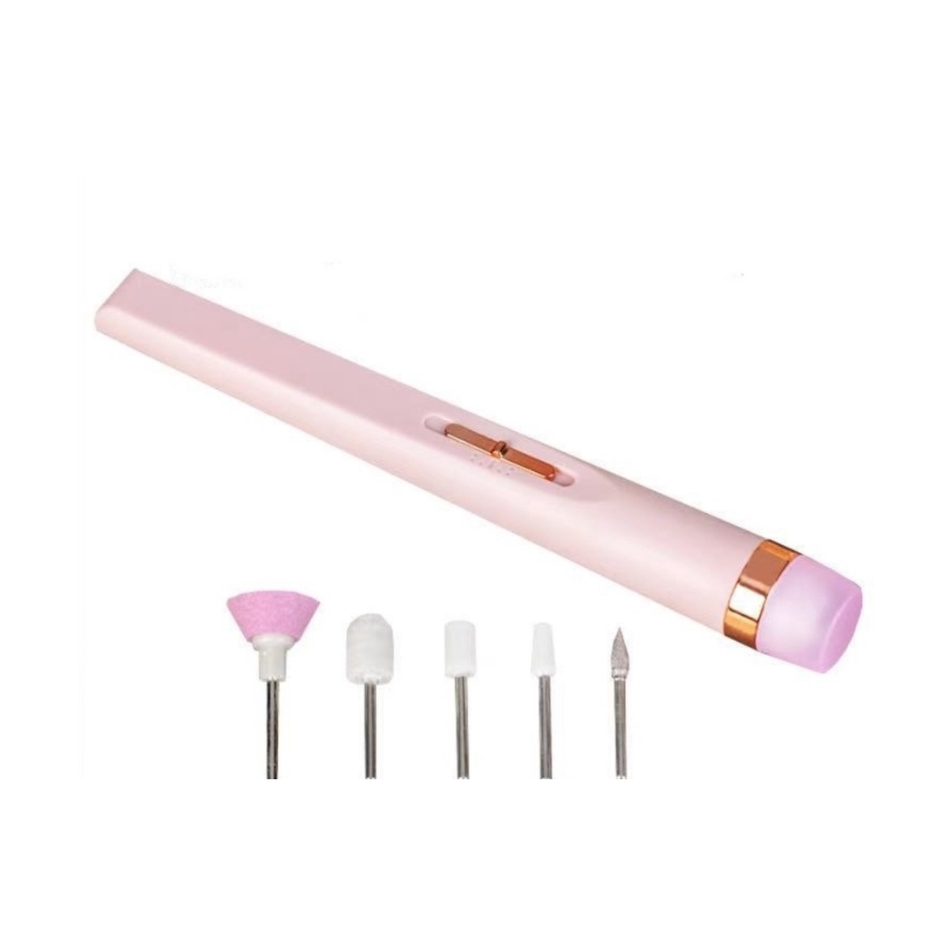 ALAT KIKIR KUKU ELEKTRIK MANICURE PINK NAIL DRILL PENGHALUS RECHARGEABLE LA135P3  PEMBERSIH KUTIKULA PEDICURE PERAWATAN KUKU TANGAN KAKI