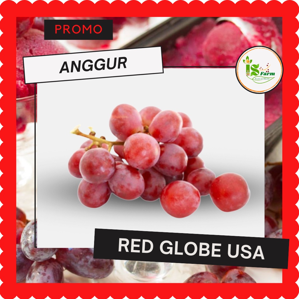 

Anggur Red Globe USA 1kg