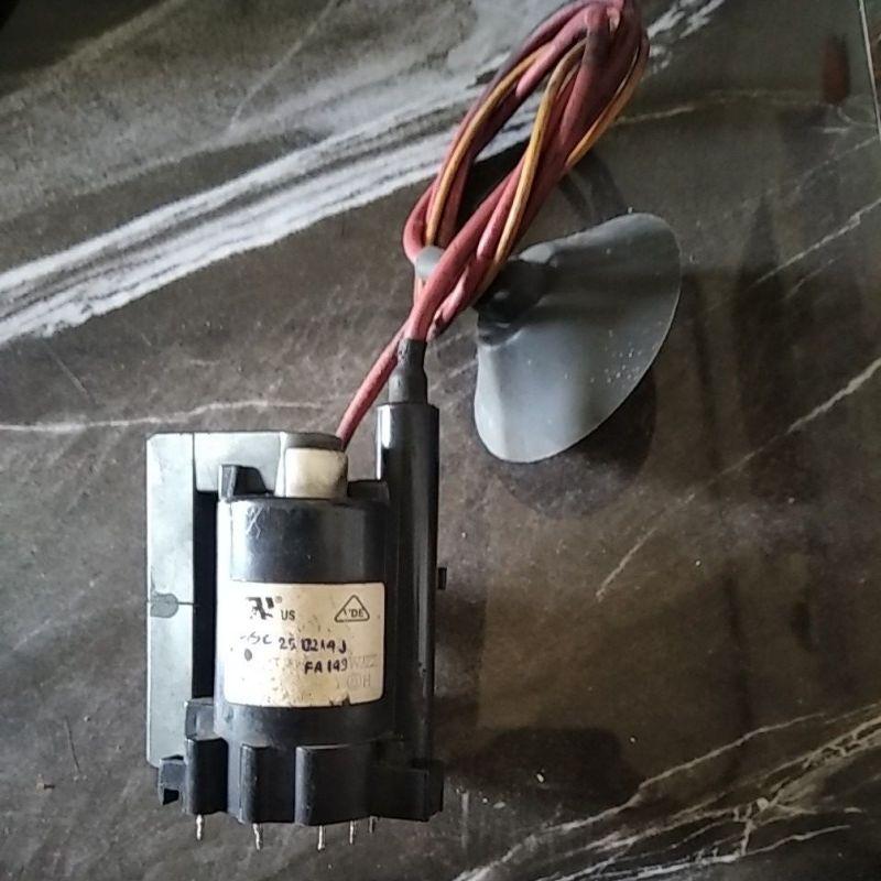 flyback BSC 25-0214J tv sharp bekas original copotan mesin tv sharp