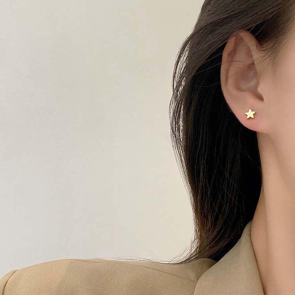 Needway Bintang Anting Pesta Pernikahan Fashion Cinta Hati Aksesoris Perhiasan Drop Earrings Mutiara Ear Studs