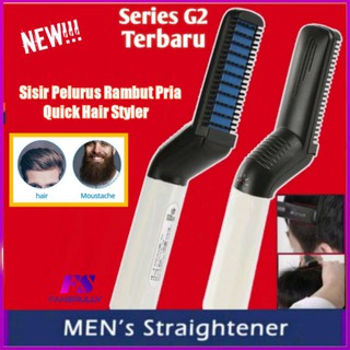 COD Sisir Catok  Pelurus Rambut  Pria  Elektrik Series G2 