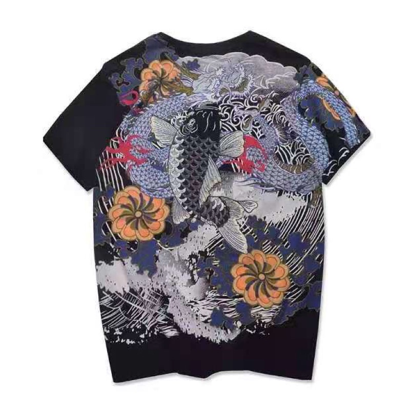 SK03 KAOS SUKAJAN IMPORT PRIA WANITA JEPANG KOREA KOI HARAJUKU ORIGINAL M-3XL JY28