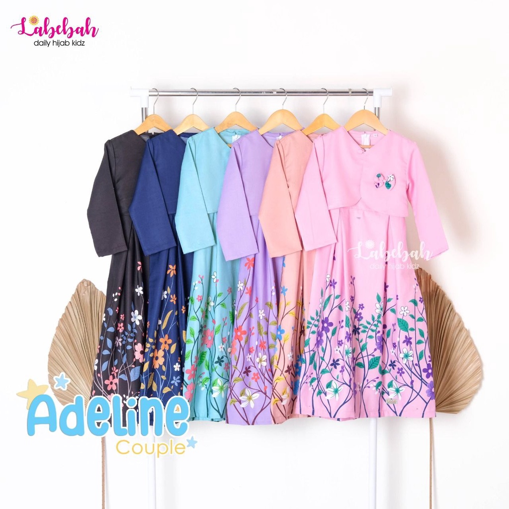 Gamis Anak Adeline | Gamis Rompi Anak | Gamis Bolero Anak | Labebah