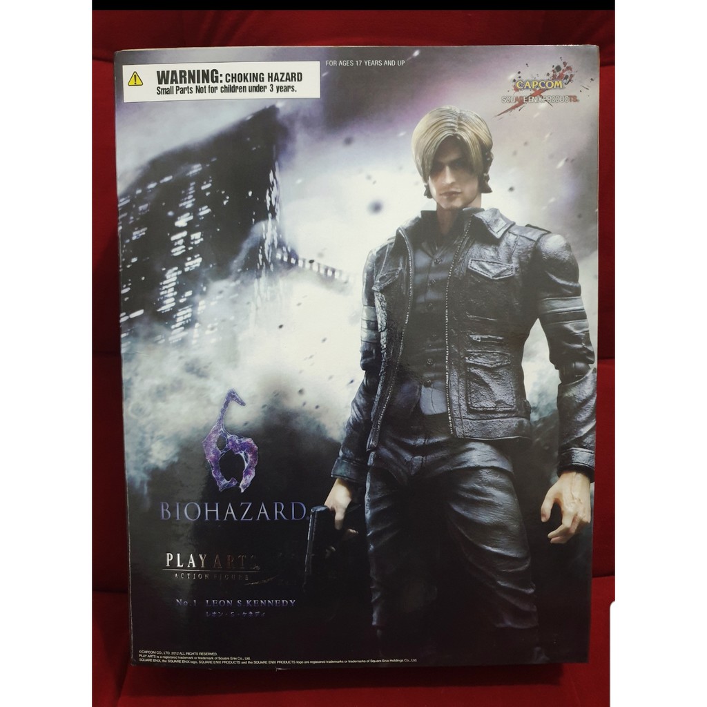Square Enix Play Arts Kai Resident Evil 6 Leon S. Kennedy Action Figure