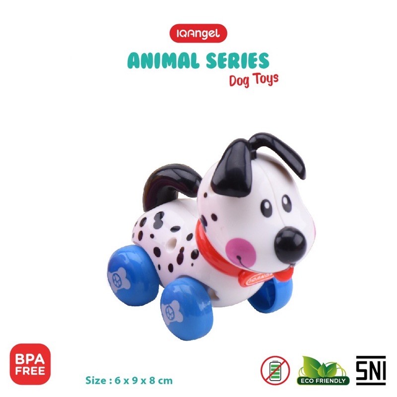 Iq Angel Dog Toys - Mainan Edukasi dan Motorik Anak - Mainan Putar - Mainan Bayi Bergerak