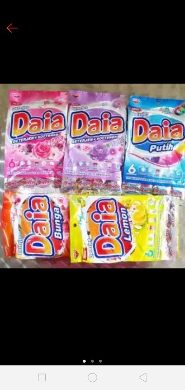 Promo Daia Softergent Sabun Pencuci Baju 24gr