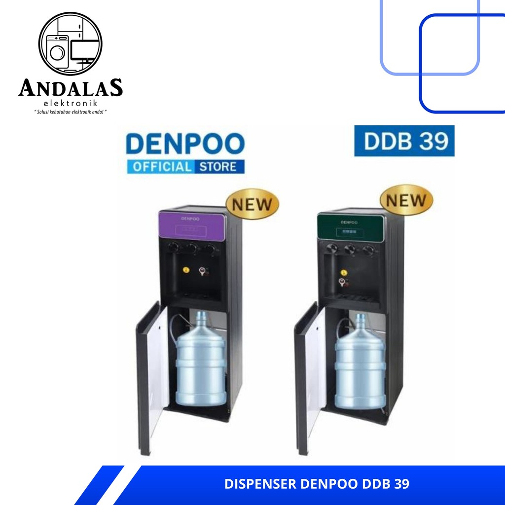 Jual Dispenser Denpoo Galon Bawah Ddb39 Dispenser 3 Kran Ddb 39 Low Watt 190 Watt Shopee 3848