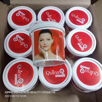 [BPOM] QUINA PEARL CREAM KILOAN MUTIARA WHITENING SERIES KELLY