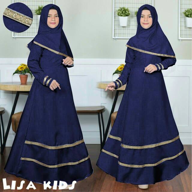 Gamis Fashion Muslim Anak LISA Syar'i