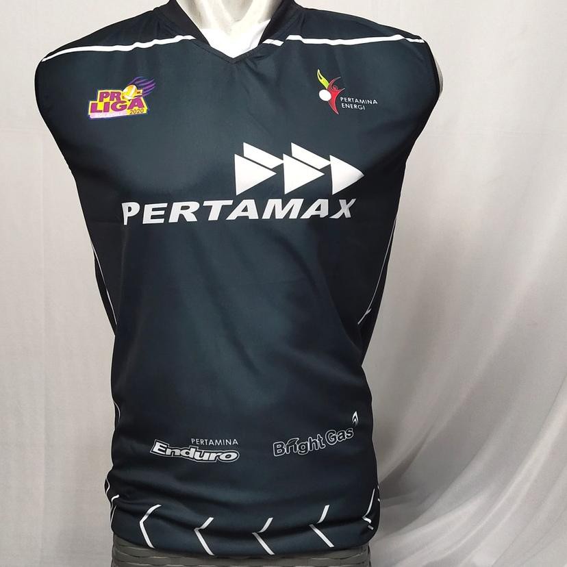 ♥ jersey voli printing kaos voly proliga baju jpe jakarta pertamina ♦