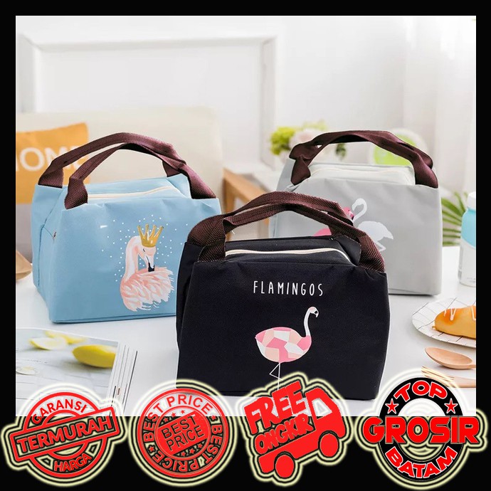 TOPGROSIRBATAM | LUNCH BAG FLAMINGO BARU - TAS INSULIN