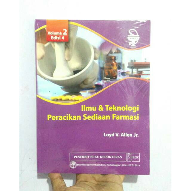 Jual Ilmu Dan Teknologi Peracikan Sediaan Farmasi Volume 2 Edisi 4 ...