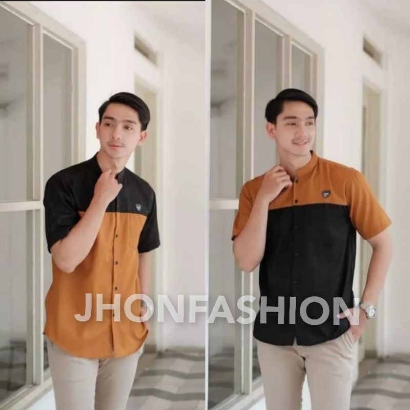 Kemeja Lengan Pendek Pria Muzara