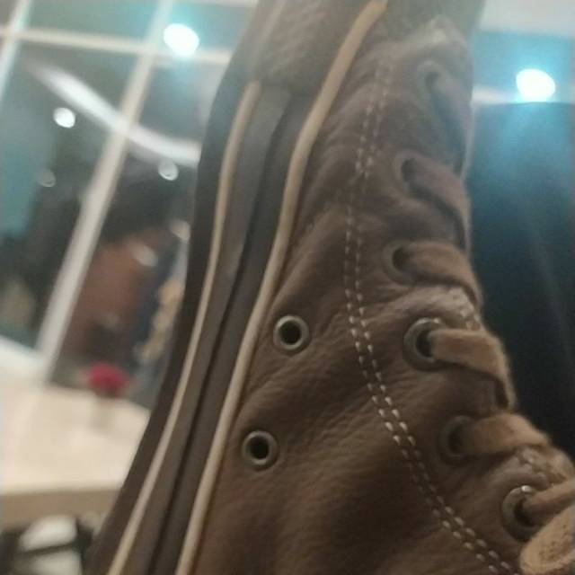 Converse leather
