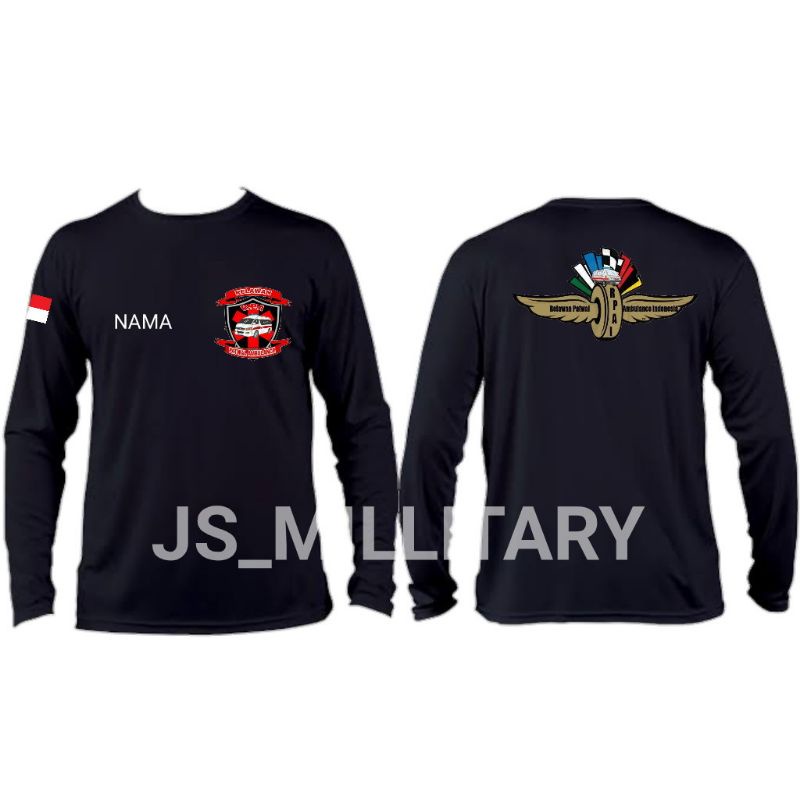 Kaos Patwal Ambulance/Baju Relawan Patwal Ambulance Lengan Panjang
