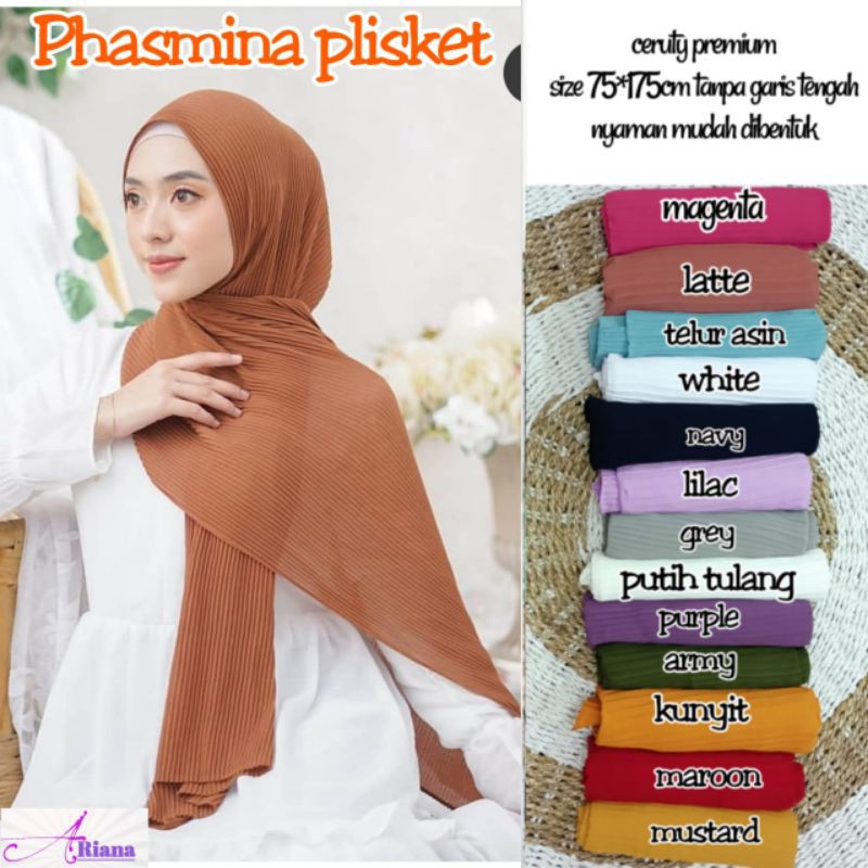 Hijab Pasmina Plisket