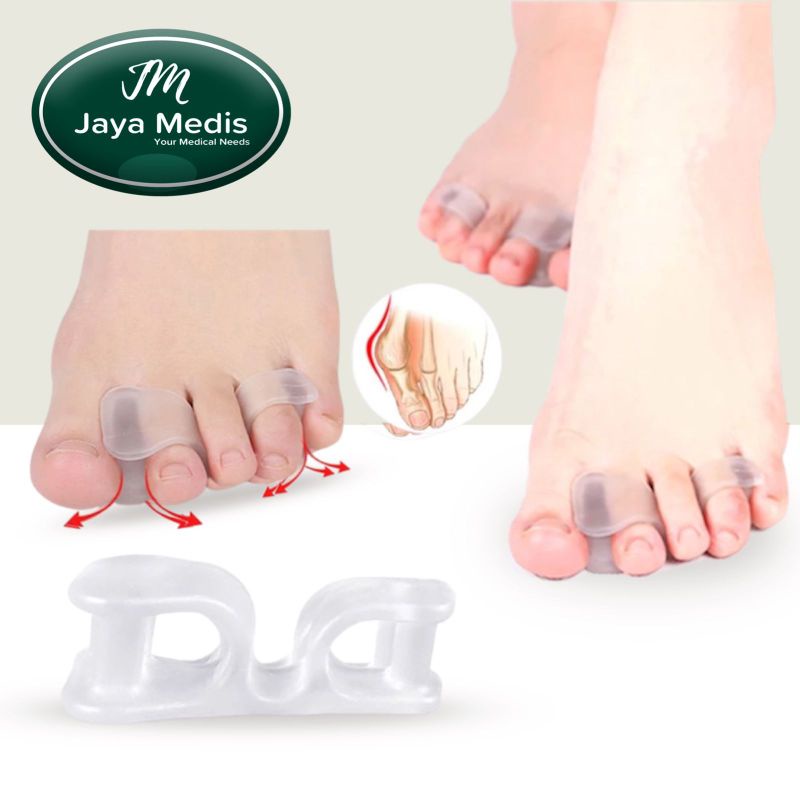 Alat Pelindung Jari Kaki Bahan Silikon - Bunion - 1 Pasang