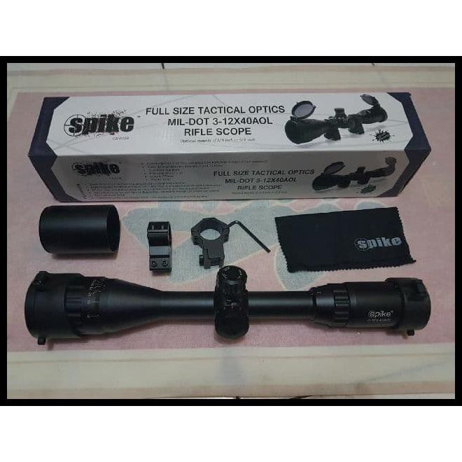 Telescope SPIKE 3-12 x 40 AOL RGB OBRAL