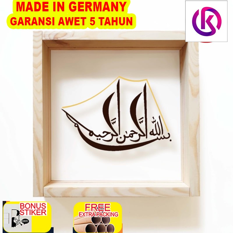 

Promo Hiasan Dinding KAYU - KALIGRAFI BISMILLAH PERAHU - Caligraphy