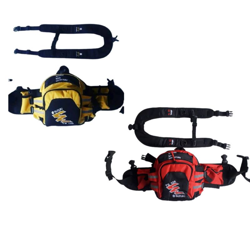 TAS PINGGANG BORDIR TS WATERPROOF  MOTOR CROSS TRAIL GRASTRACK TRABAS ENDURO ADVENTURE OUTWEAR RIDER